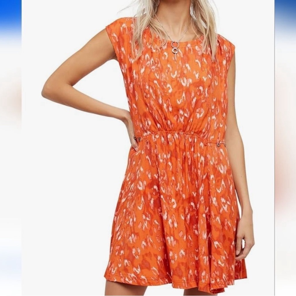 Free People Fake Love Animal Print Dress